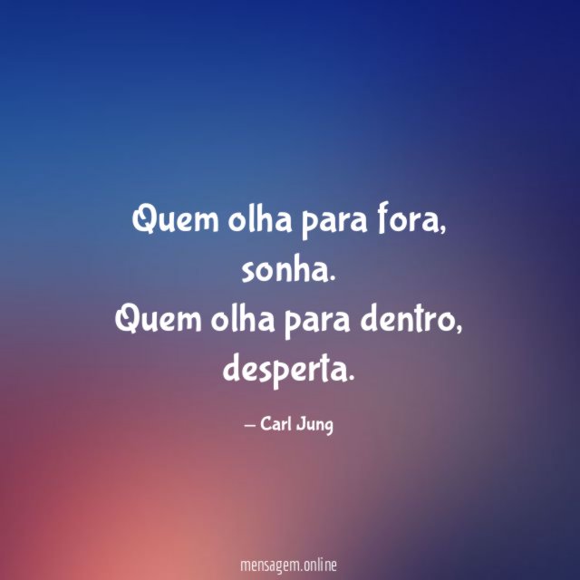 Quem olha para fora