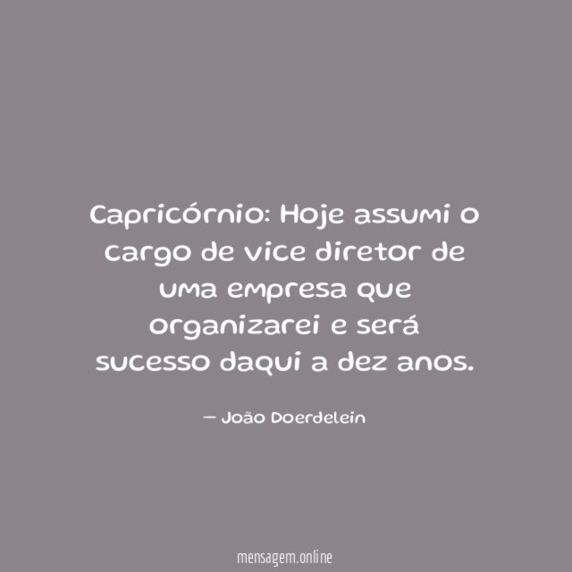 Capricórnio