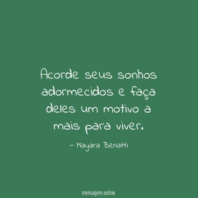 Acorde seus sonhos adormecidos e faça deles um