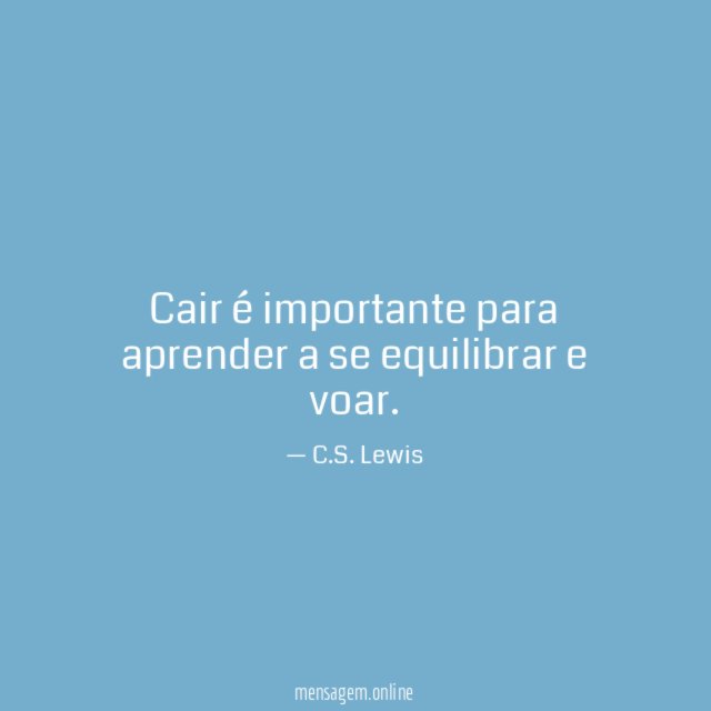 Cair é importante para aprender a se equilibrar e voar