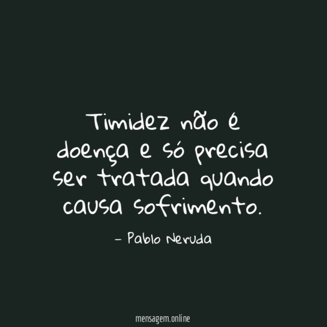 Timidez não é doença e só precisa ser
