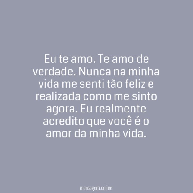 Eu te amo