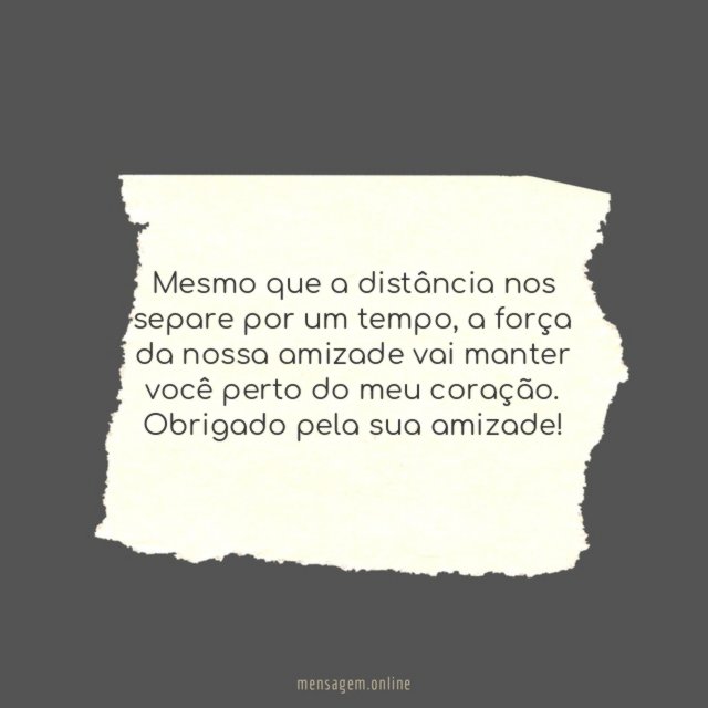 Mesmo que a distância nos separe por um tempo