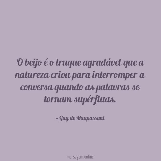 O beijo é o truque agradável que a