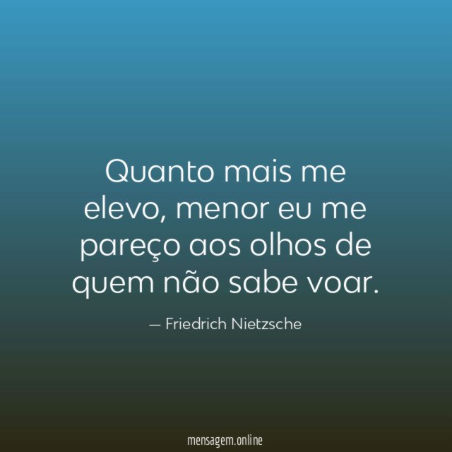 Quanto mais me elevo