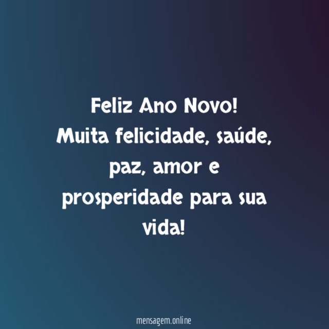 Feliz Ano Novo