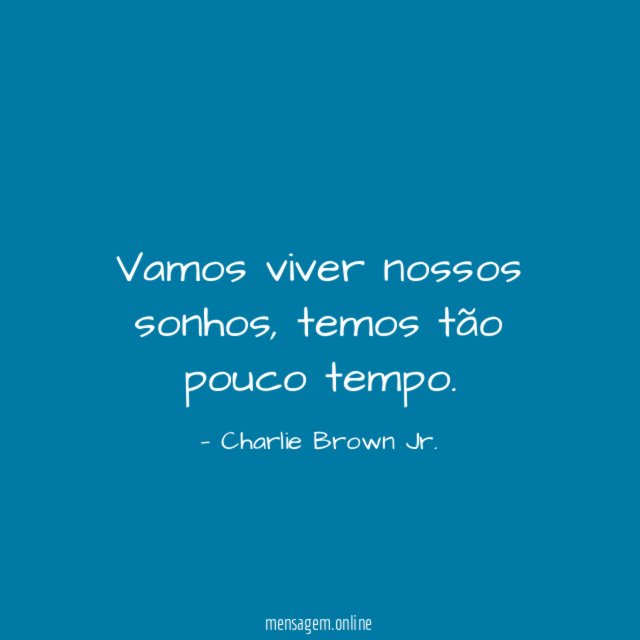 Vamos viver nossos sonhos