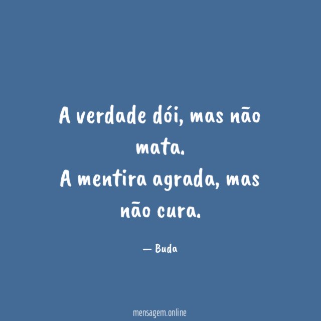 A verdade dói