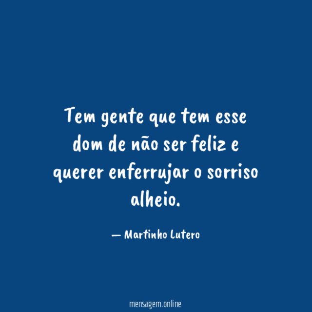 Tem gente que tem esse dom de não