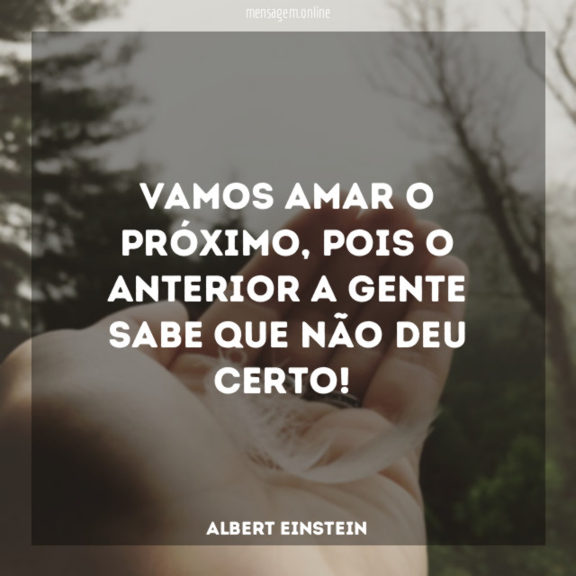Vamos amar o próximo
