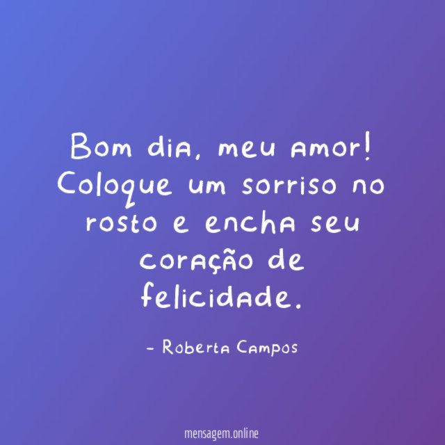 Bom dia