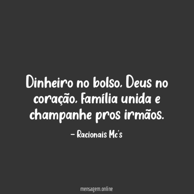 Dinheiro no bolso