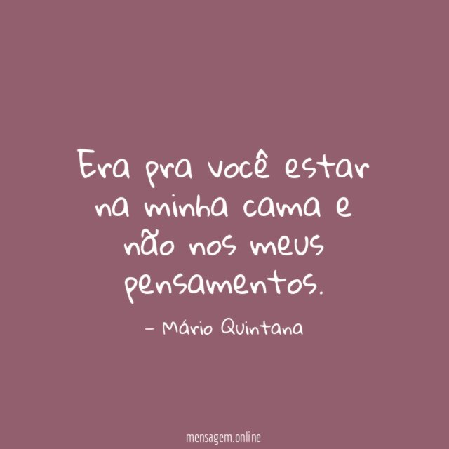 Era pra você estar na minha cama