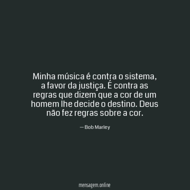 Minha música é contra o sistema