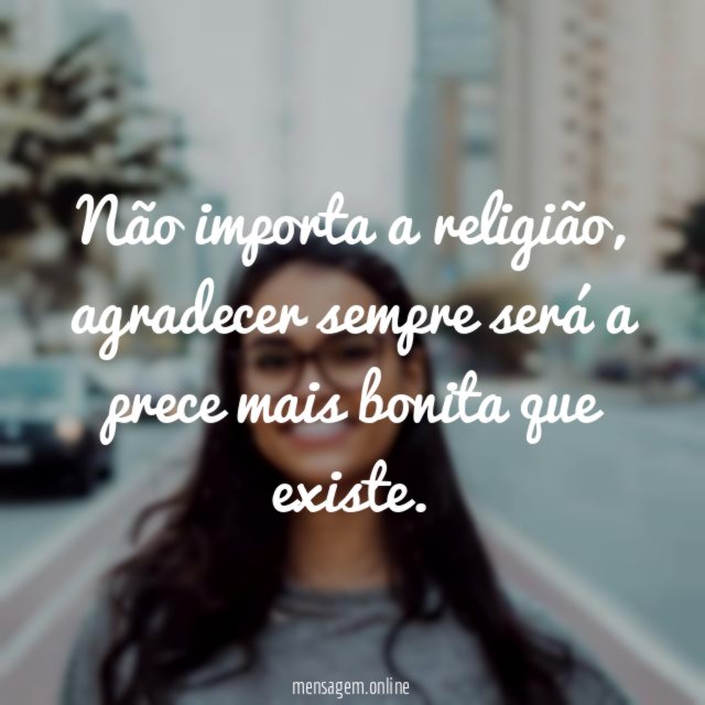 Não importa a religião