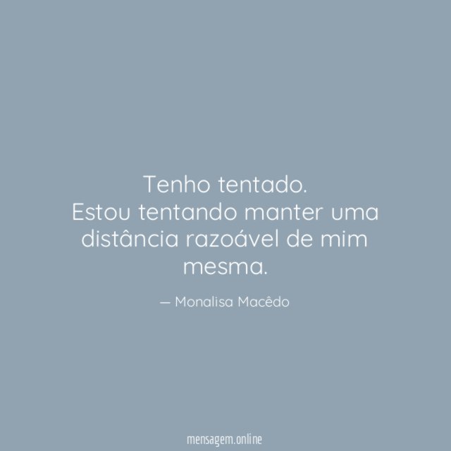 Tenho tentado