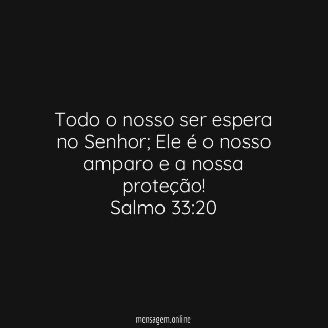 Todo o nosso ser espera no Senhor