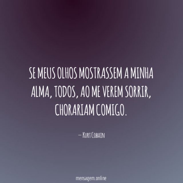 Se meus olhos mostrassem a minha alma
