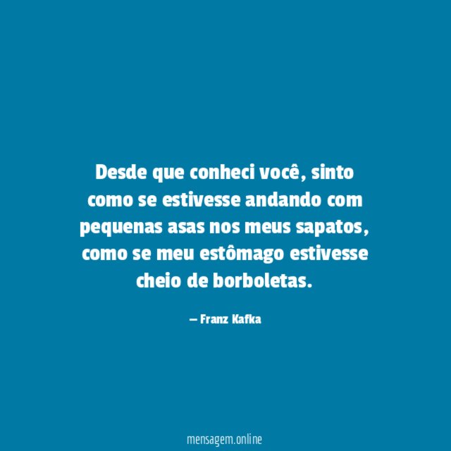 Desde que conheci você
