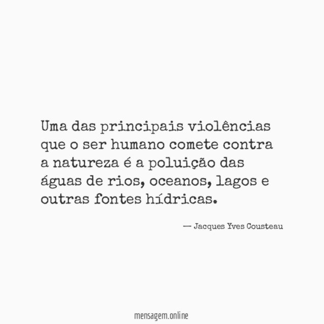 Uma das principais violências que o ser humano