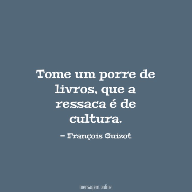 Tome um porre de livros