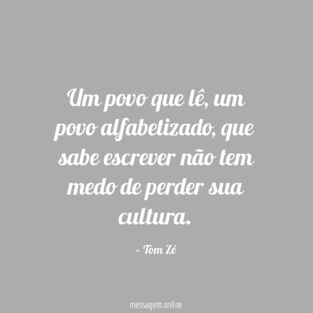 Um povo que lê