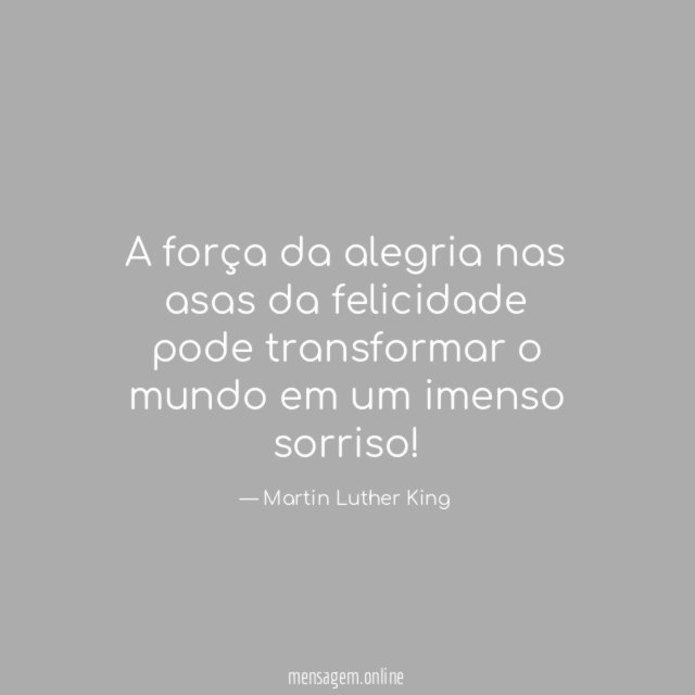 A força da alegria nas asas da felicidade