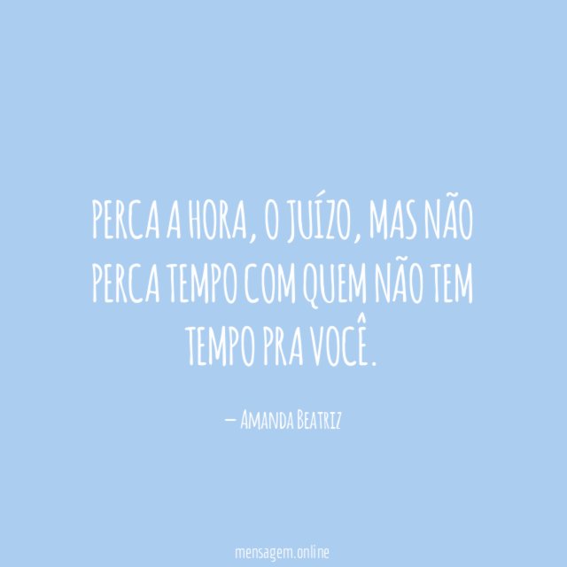 Perca a hora