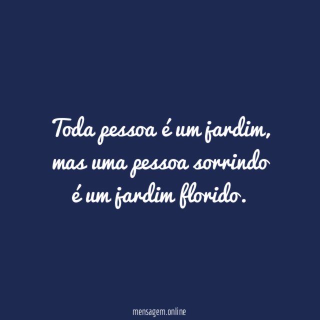 Toda pessoa é um jardim
