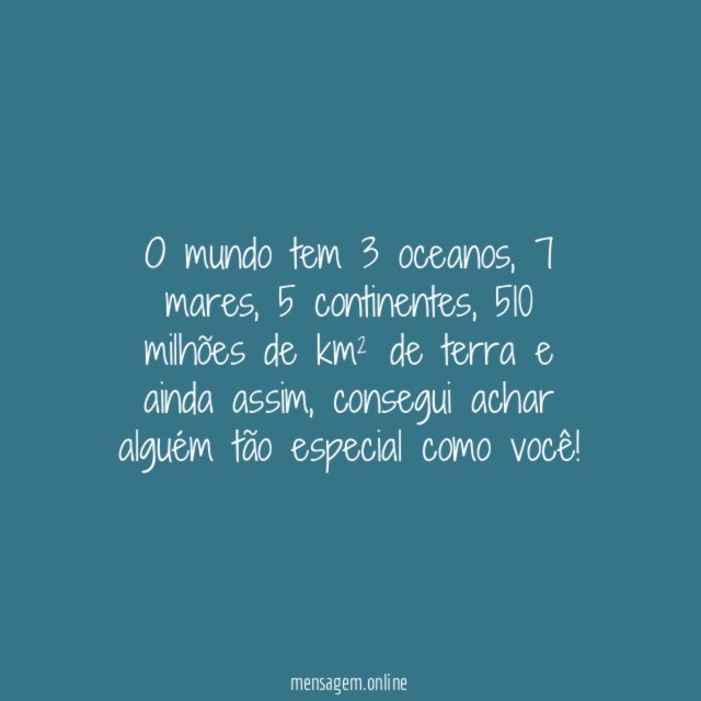 O mundo tem 3 oceanos