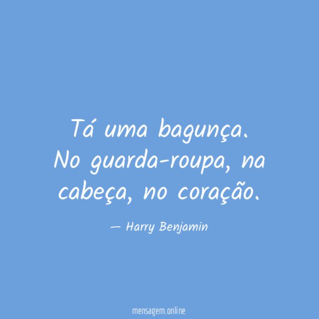 Tá uma bagunça