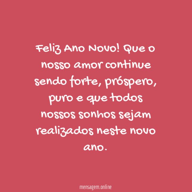 Feliz Ano Novo