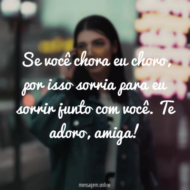 Se você chora eu choro