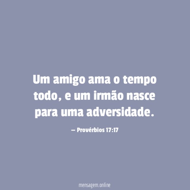 Um amigo ama o tempo todo