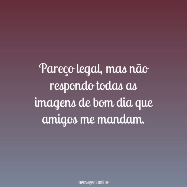 Pareço legal