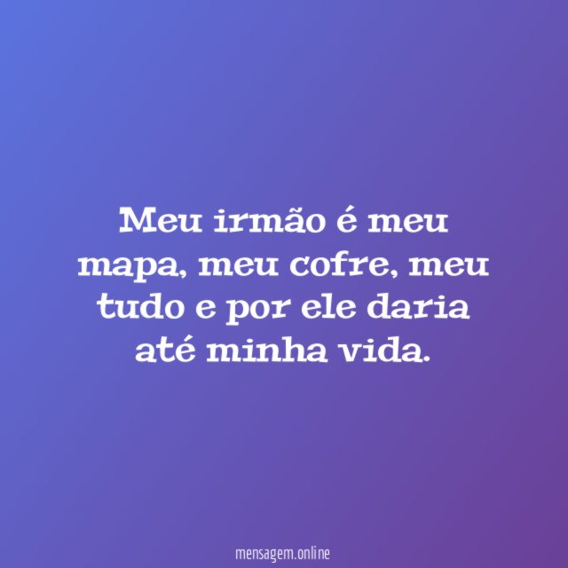 Meu irmão é meu mapa