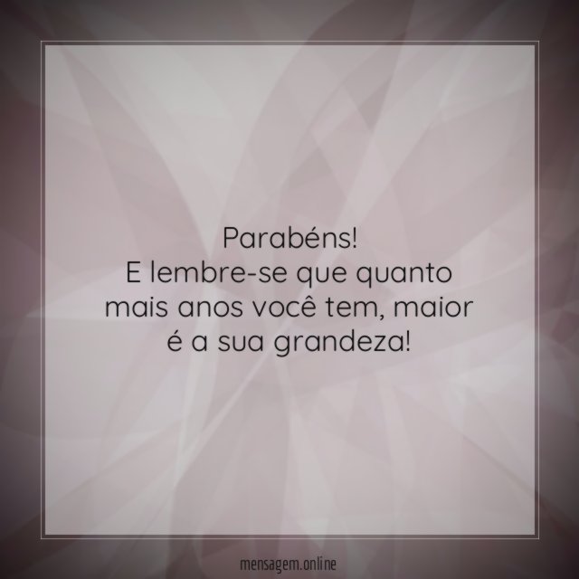 Parabéns
