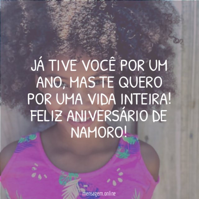 Já tive você por um ano