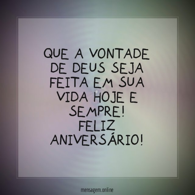 Que a vontade de Deus seja feita em