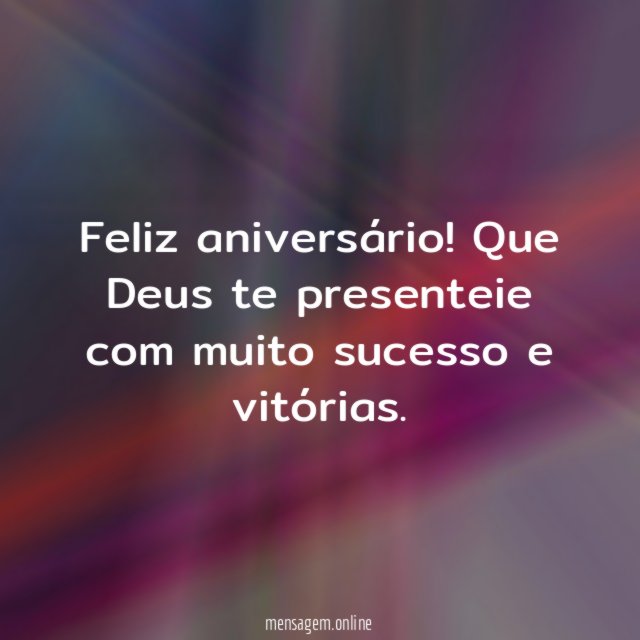 Feliz aniversário