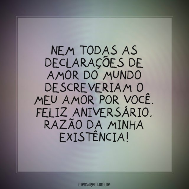 Nem todas as declarações de amor do mundo