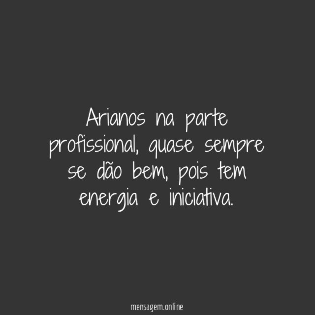 Arianos na parte profissional
