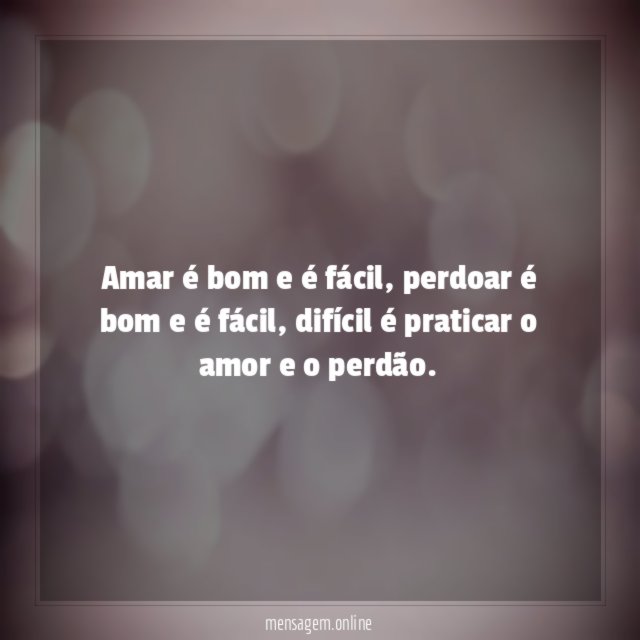 Amar é bom e é fácil