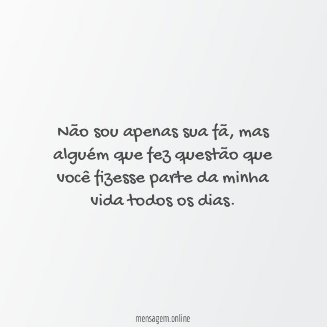 Não sou apenas sua fã