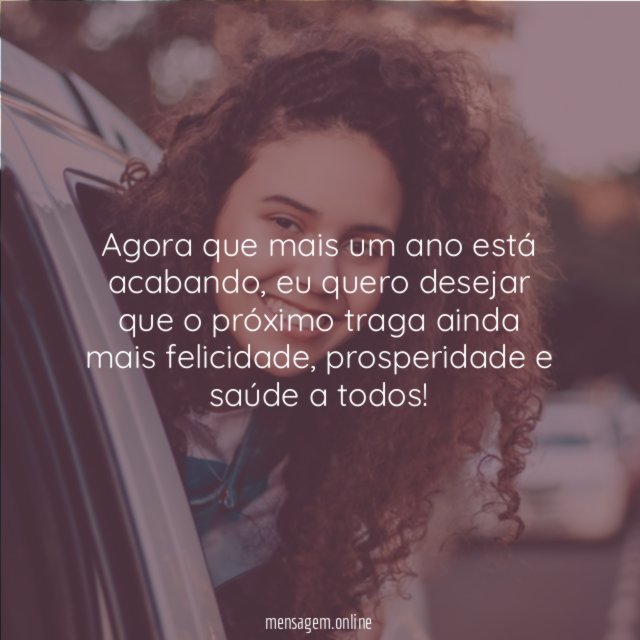 Agora que mais um ano está acabando