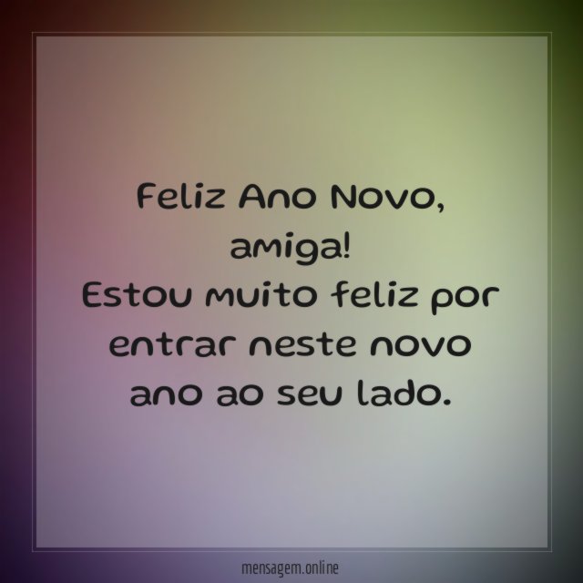 Feliz Ano Novo