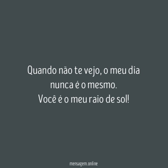 Quando não te vejo
