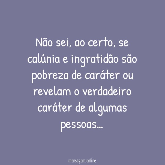 Não sei