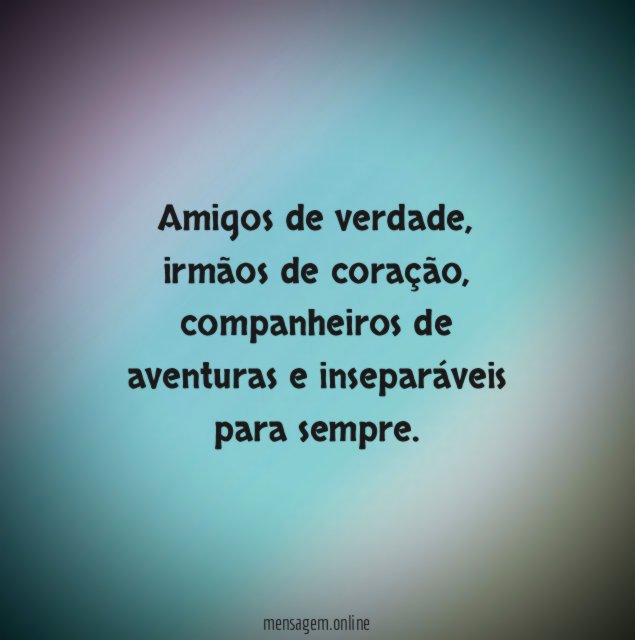 Amigos de verdade