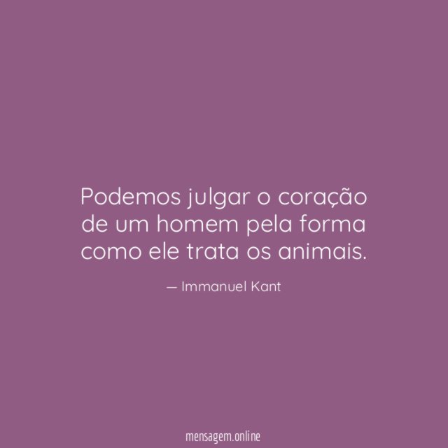 Podemos julgar o coração de um homem pela